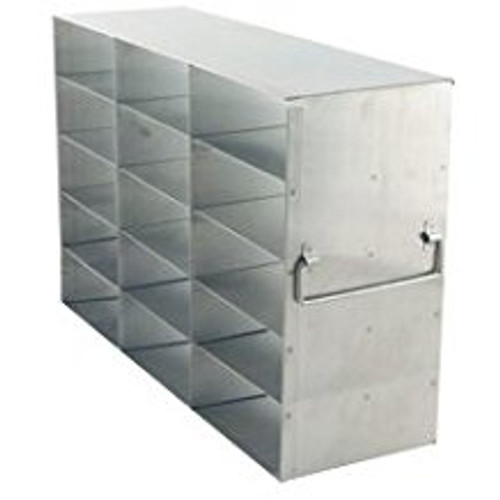 laboratory freezer rack for 100 place plastic hinged lid cryo boxes 15 boxes 